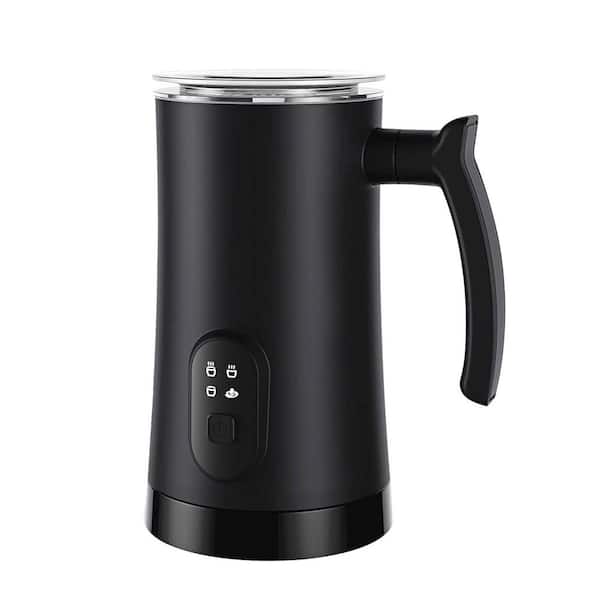 4-in-1 Electric Milk Frother Automatic Steamer Machine 350ml Temperature Control for Latte Cappuccino Hot Chocolate
