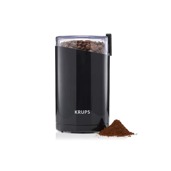 Krups 3 oz. Black Blade Coffee Grinder and Spice Grinder F20342