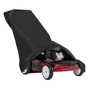 Chalet Push Lawnmower Cover, 75"L x 25.5"W x 23"H, Black