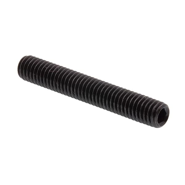 Prime-Line M6-1.0 x 40 mm Metric Black Oxide Coated Steel Set Screws (10-Pack)