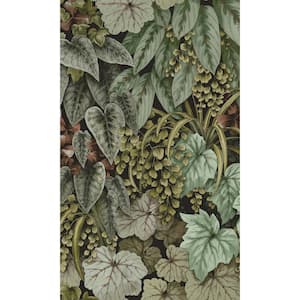 Green Bold Living Walls Botanical Shelf Liner Non-Woven Wallpaper Non-Pasted (57 sq. ft.) Double Roll