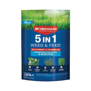 9.6 lbs. Granules 5-In-1 Weed and Feed for Northern Lawns