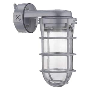 150W Incandescent Utility Vapor Tight Wall Lantern Sconce Fixture