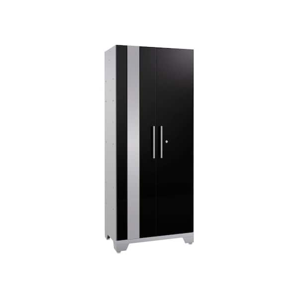 NewAge Products Performance 2.0 30 in. W x 75.25 in. H x 18 in. D Steel Garage Freestanding Multi-Use Locker Cabinet in Black