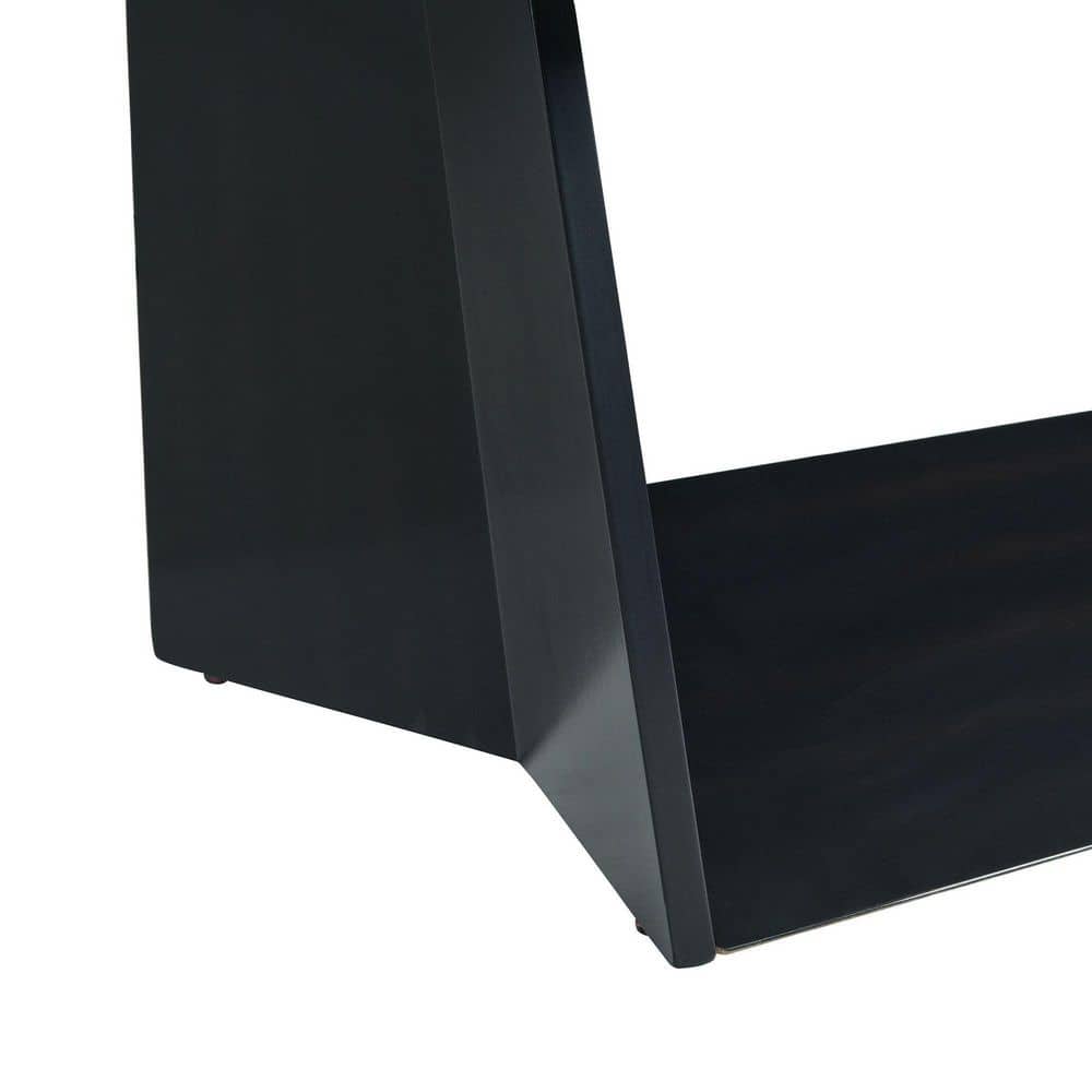 Tobias White Marble Top Rectangular Accent Table