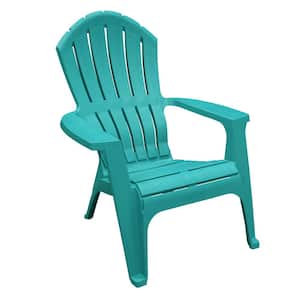 RealComfort Sea Glass Plastic Adirondack Chair