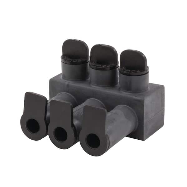 Polaris 2/0 AWG - 14 AWG Submersible Connector, Black