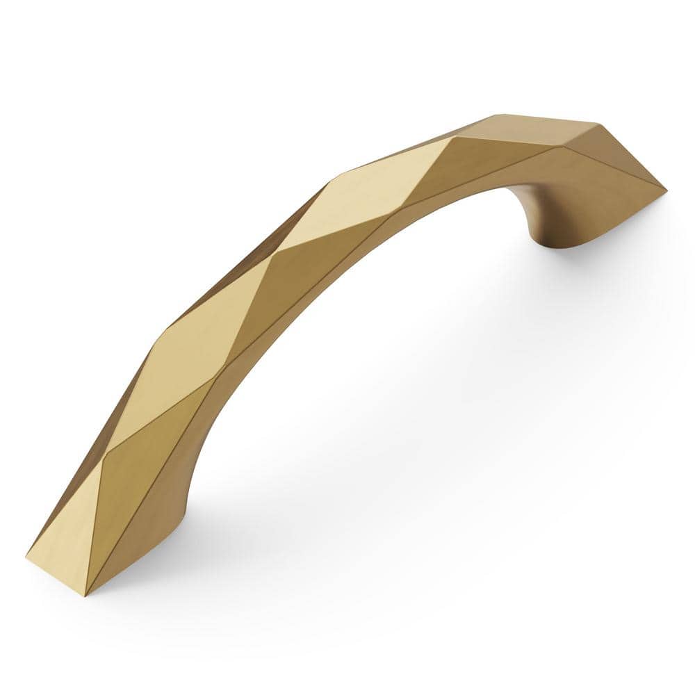 Champagne Bronze 3" Geometric Kitchen Cabinet Handles