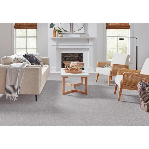Mohawk Home & Office Solid Square Cappuccino Textured Carpet Sample (Interior) Mohawk Home & Office Solid Square Cappuccino Textured Carpet Sample (Interior)