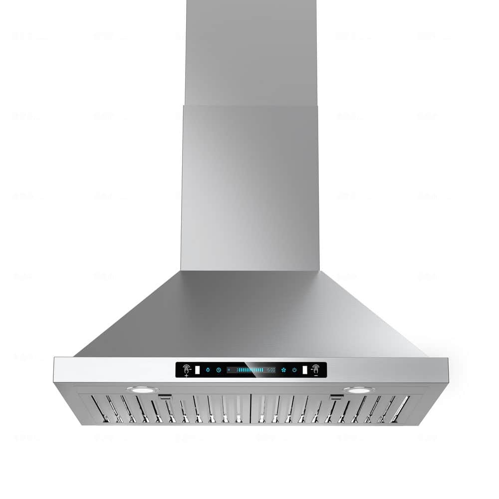 30 in. 600 CFM Convertible Wall Mount Range Hood in Stainless Steel with Adjustable LED, Gesture Control, 10-Yr Warranty price history on PriceWatchPro