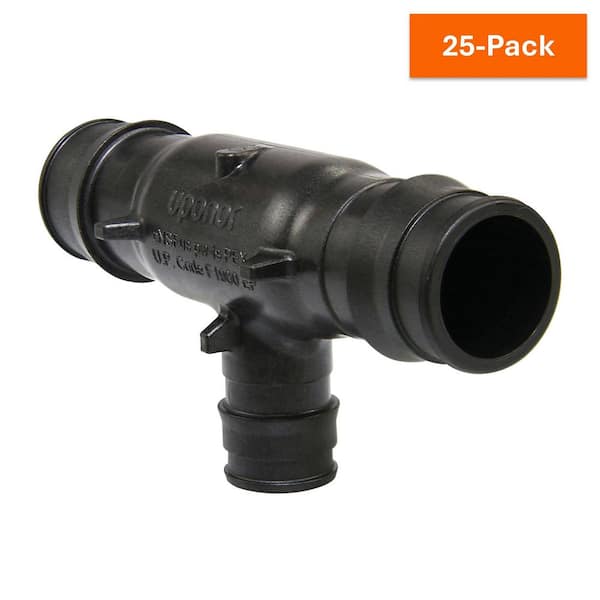 Uponor ProPEX 3/4 in. x 3/4 in. x 1/2 in. PEX-A Expansion Barb Engineered Polymer Reducing Tee (25-Pack)