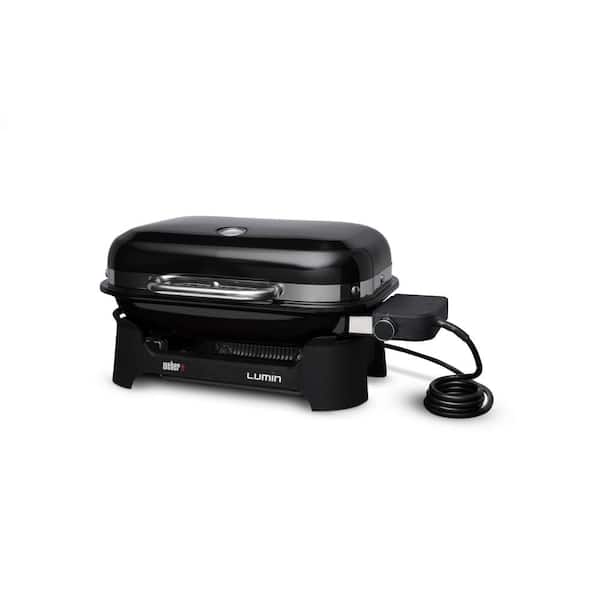 Weber Lumin Compact Portable Electric Grill in Black