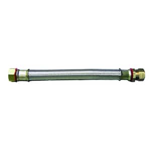 3/4 in. FIP x 7/8 in. Compression x 18 in. Stainless Steel Water Heater Supply Line