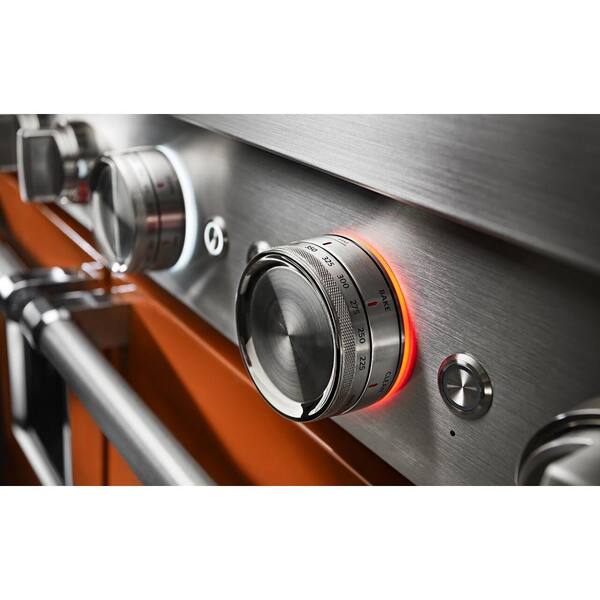 KFDC558JAV, KitchenAid, KitchenAid® 48'' Smart Commercial-Style Dual Fuel  Range with Griddle