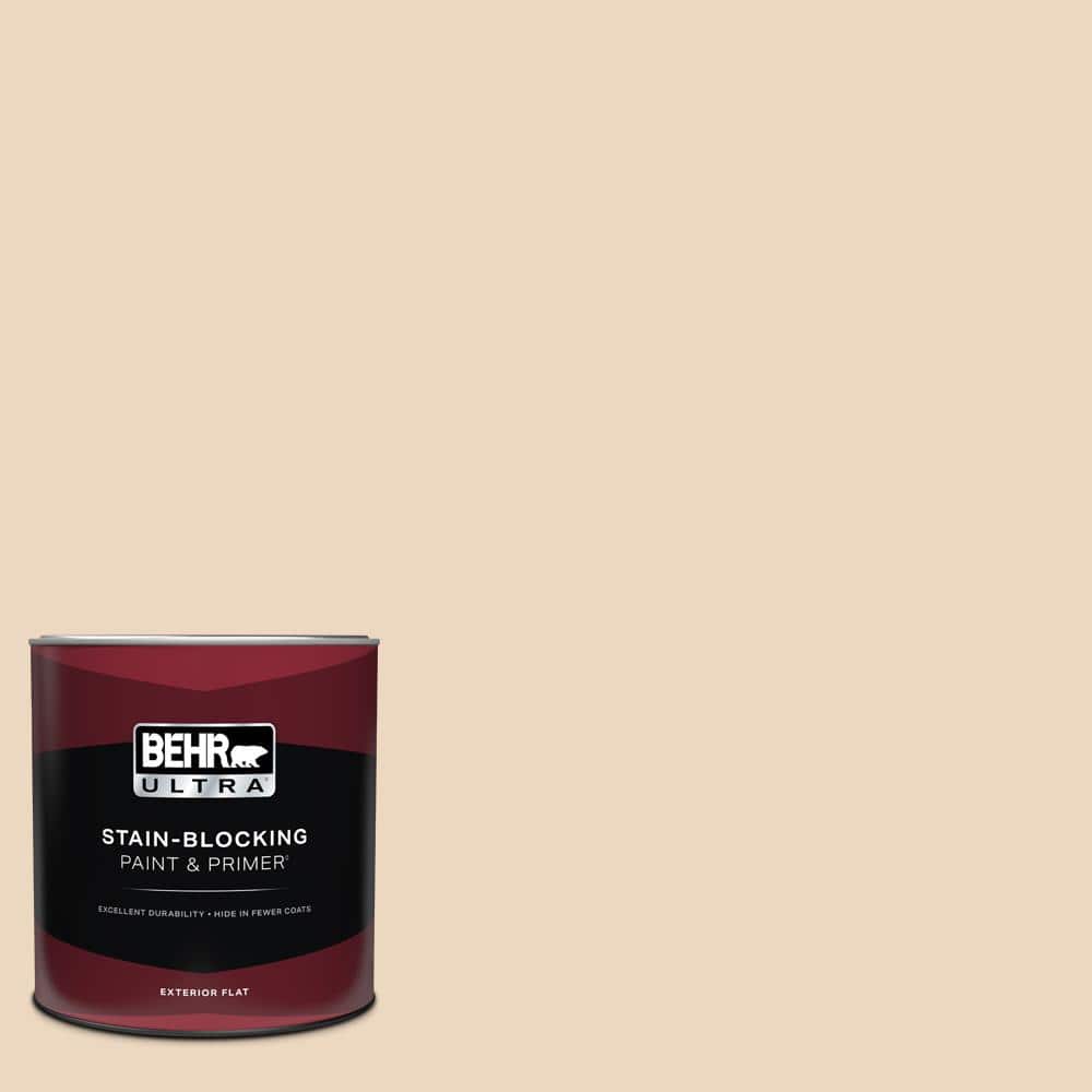 1 qt. #PPU4-10A Sandy Beige Flat Exterior Paint and Primer price history on PriceWatchPro