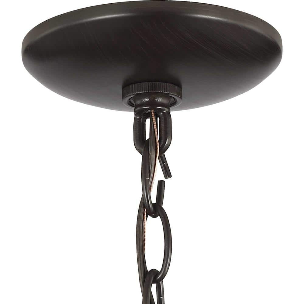 Brandywine Antique Bronze 5-Light Globe Pendant Chandelier