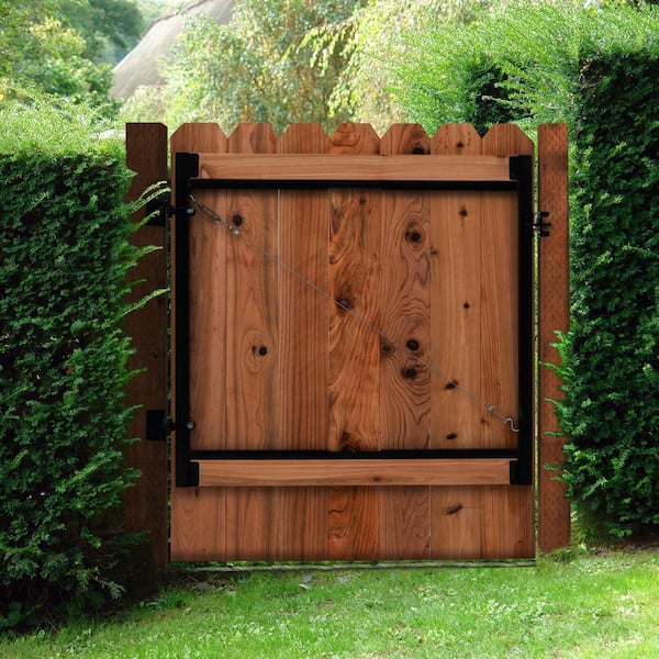 Home depot store wood gate kit