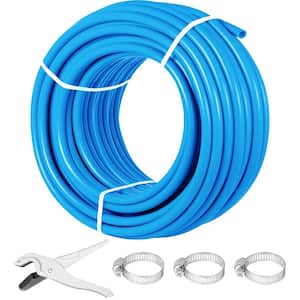 PEX Tube 1 in. x 300 ft. Flexible PEX Hose Non Oxygen Barrier Blue PEX Piping for Floor Heating System