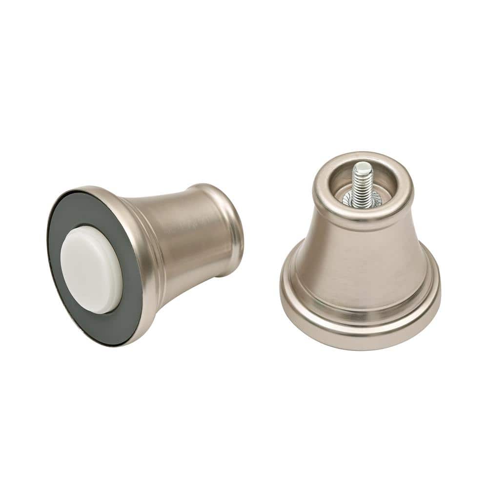 72" Brushed Nickel Aluminum Decorative Tension Shower Rod