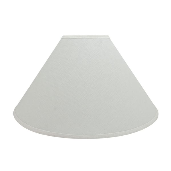 23 in. x 14 in. Off White Hardback Empire Lamp Shade