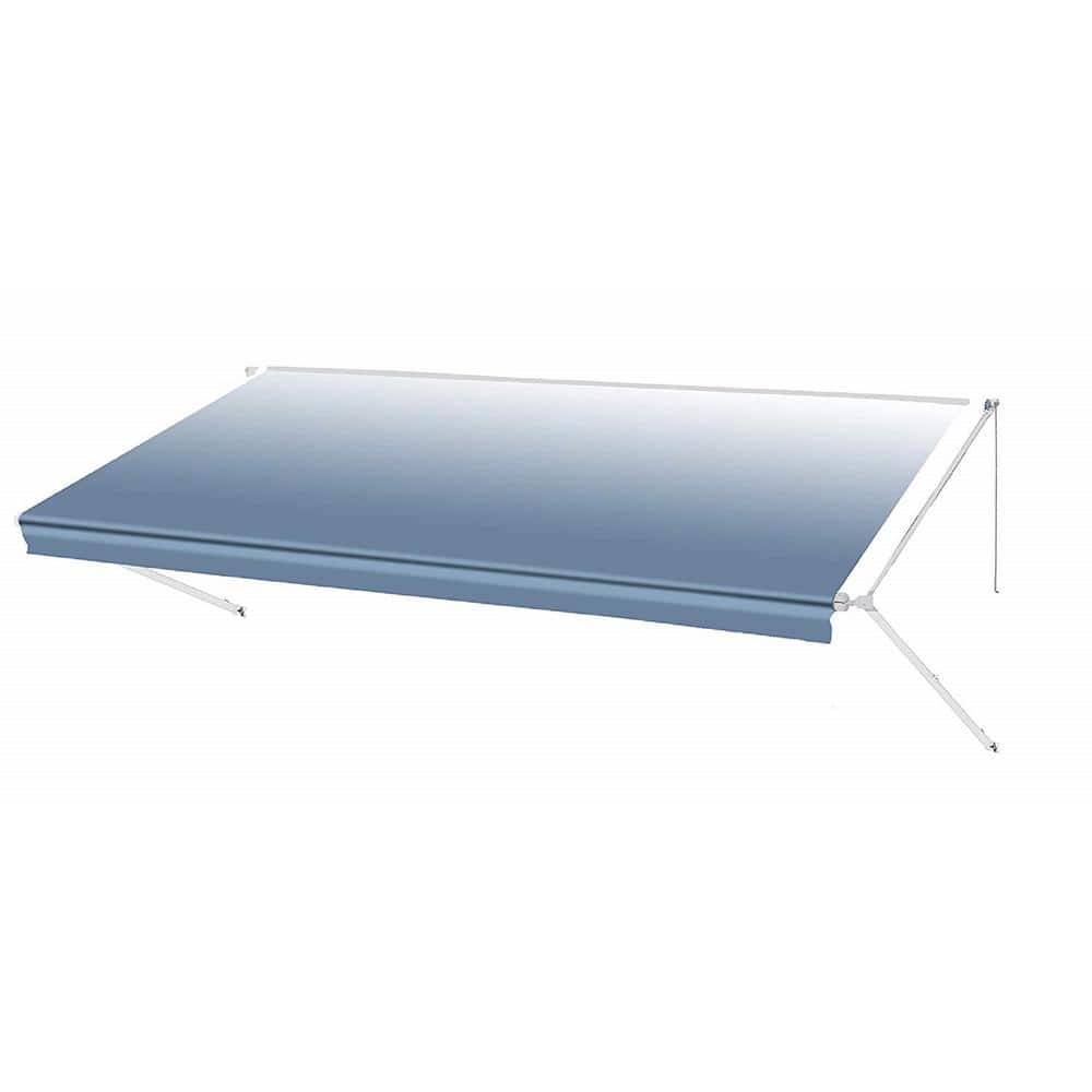 Aleko 16 Ft Rv Retractable Awning 96 In Projection In Blue Fade