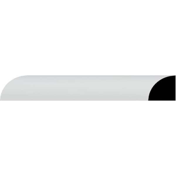 WM103 1.06 in. D x 1.06 in. W x 6 in. L Wood (Finger-Joint Pine) Quarter Round Sample