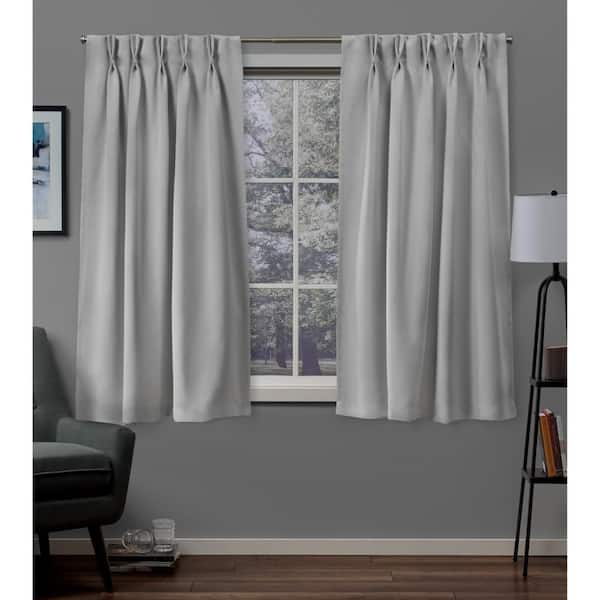 EXCLUSIVE HOME Vanilla Sateen Solid 30 in. W x 63 in. L Noise