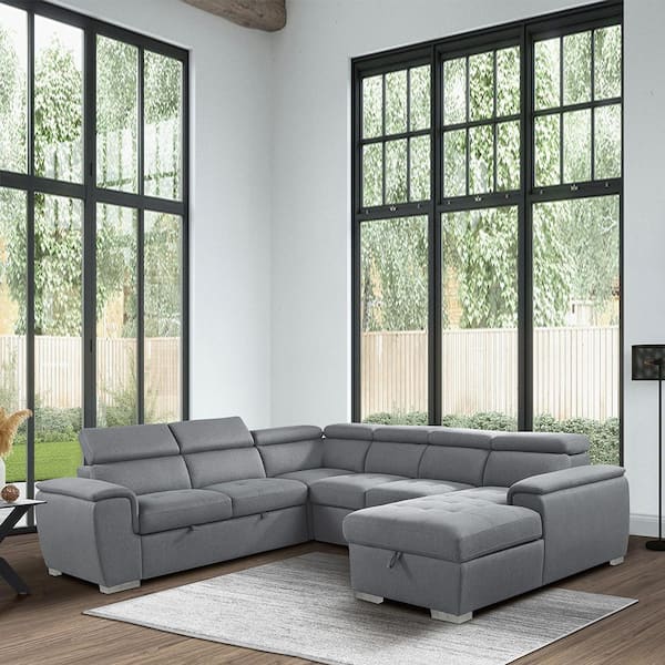 Chenille Sectional Sofa