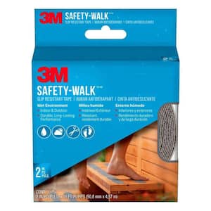 Safety-Walk 2 in. x 5 yds. Gray Home and Recreation Tread