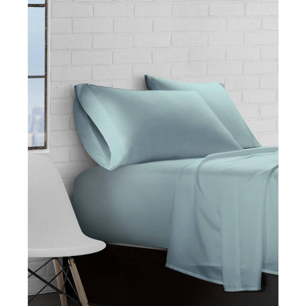 Aqua Twin Super Soft Triple Brushed Microfiber Sheet Set
