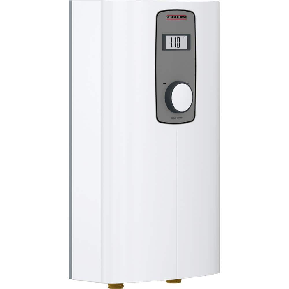 Compact White Electric Tankless Water Heater for Under Sink