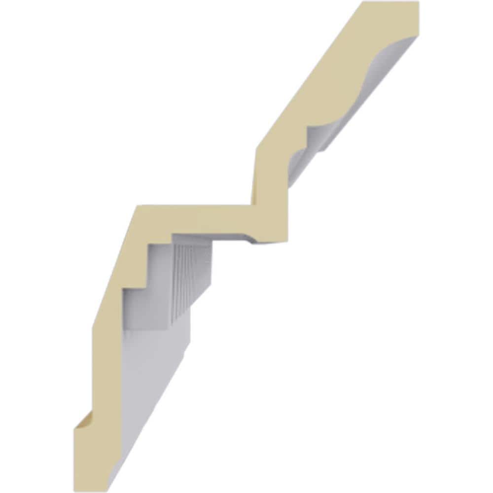 Primed Polyurethane Dentil Crown Moulding, 94.5 in Length