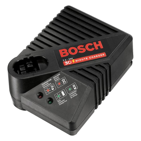 Bosch 9.6 Volt to 24 Volt Ni-Cd 30-Minute Single Bay Charger