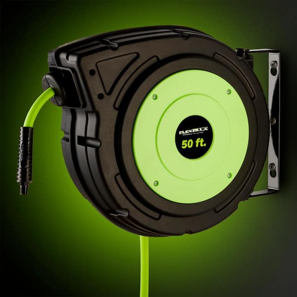 3/8 in. x 50 ft. Enclosed Retractable Air Hose Reel with 1/4 in. MNPT Fitting