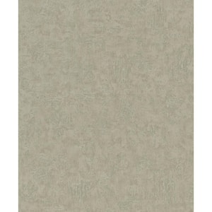 Kumano Collection Brown Pearl Textured Plaster Matte Finish Non-Pasted Vinyl on Non-Woven Wallpaper Sample