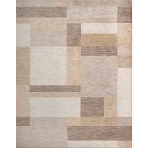 Luxe Layers Taupe 8 ft. x 10 ft. Area Rug