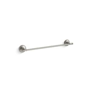 Eclectic 24 in. Wall Mounted Towel Bar in Vibrant Brushed Nickel