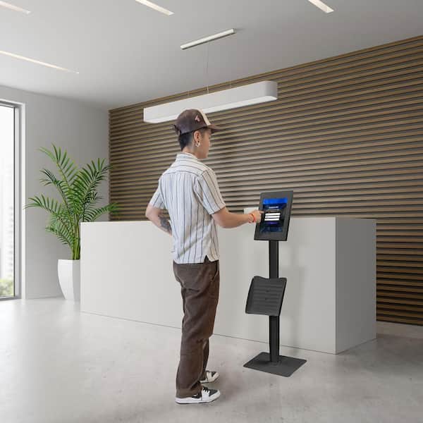 mount-it! Anti-Theft Tablet Kiosk with Document Holder for iPad