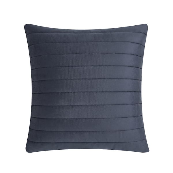 Unbranded Valletta Polyester 20 in. Square Quilted Decorative 20 in. x 20 in. Throw Pillow