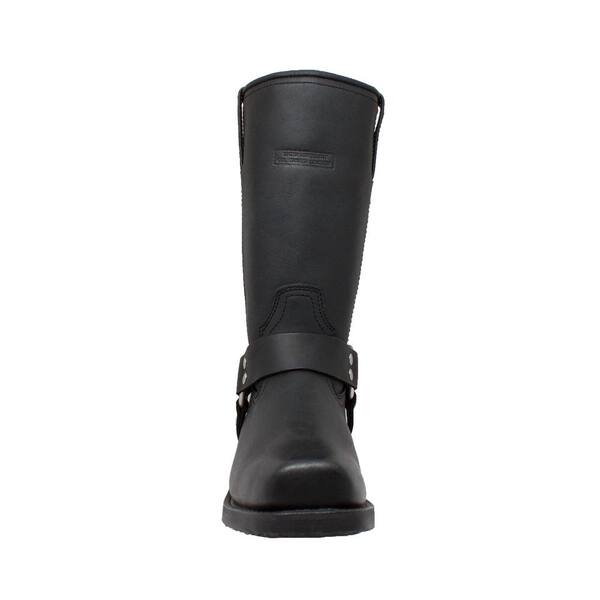 RideTecs Women's Size 8.5 Black Oiled Grain Leather 12 in