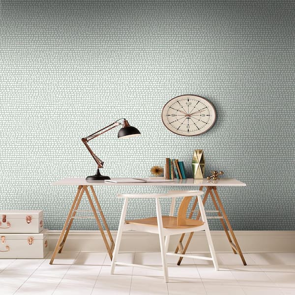 Dots Green Abstract Paste the Wall Wallpaper