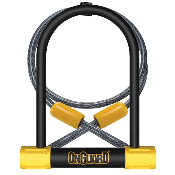 Bulldog STD U-Lock DT (4.53 in. x 9.06 in.) with 4 ft. Cinch Loop Cable