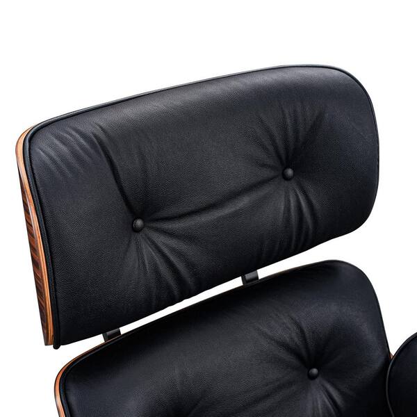 And Ottoman Modern Chair Classic Design, Leather Chair With Ottoman Mid Century