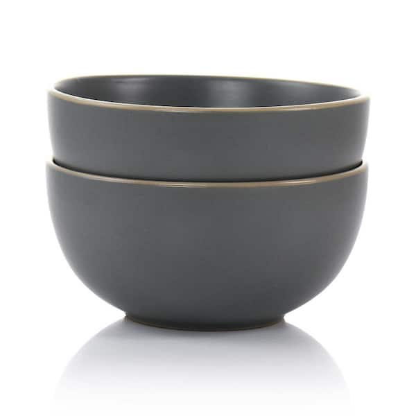 Brandless Black Stoneware Cereal Bowl - Set of 2