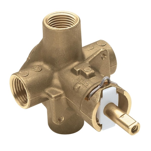 MOEN Brass Rough-In Posi-Temp Pressure-Balancing Cycling Tub and Shower Valve - 1/2 in. IPS Connection