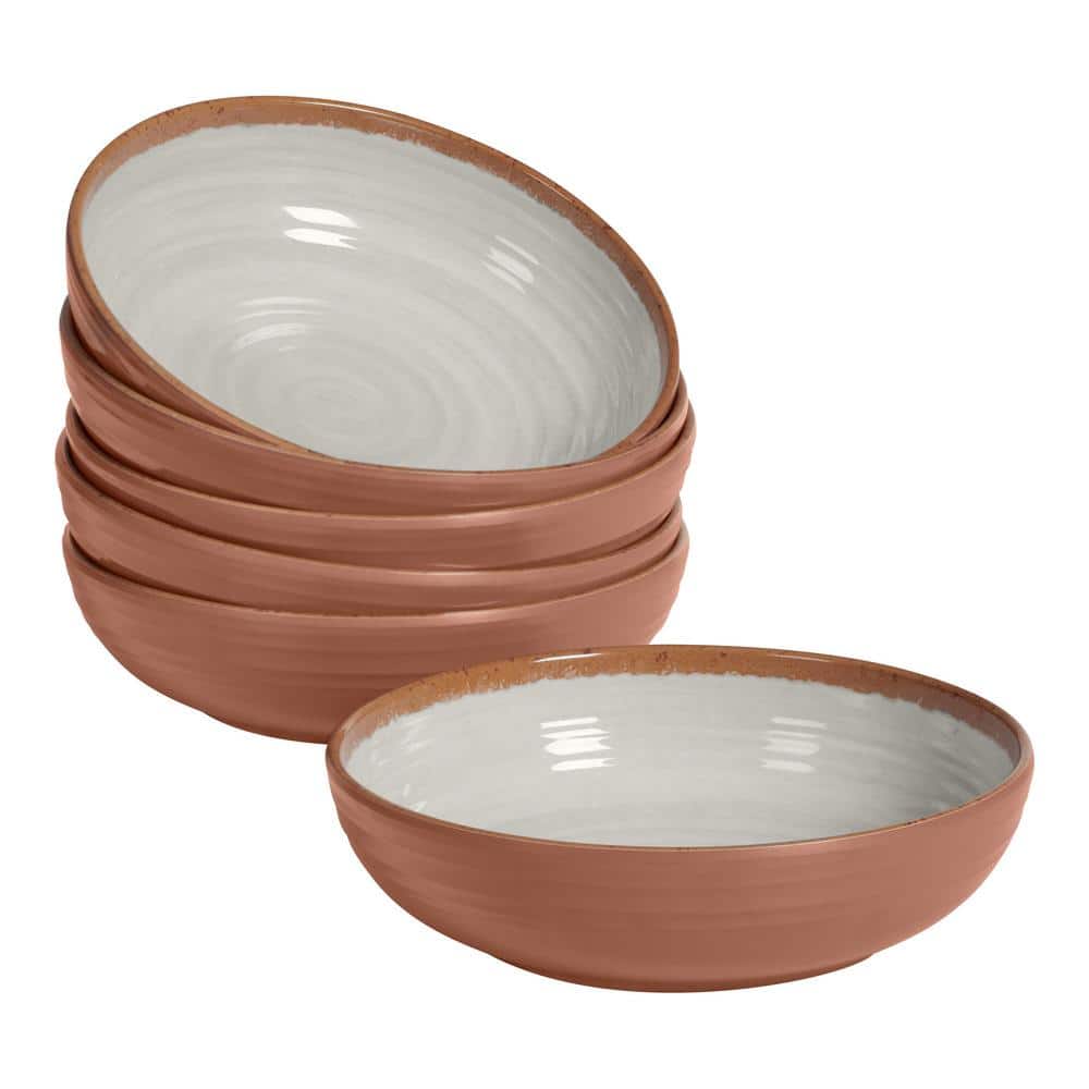 Home Decorators Collection Azria Melamine Dinner Bowls in Ivory