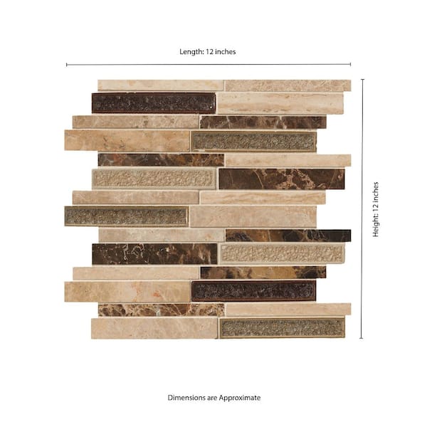 Emser Infinity 12-Pack Time Glass Border Tile (12-in x 12-in)