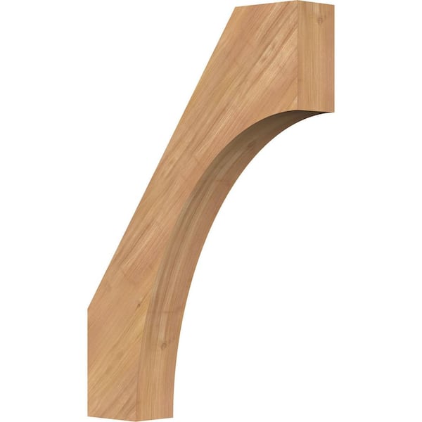 Ekena Millwork 3 1/2"W x 18"D x 26"H Westlake Smooth Knee Brace, Western Red Cedar