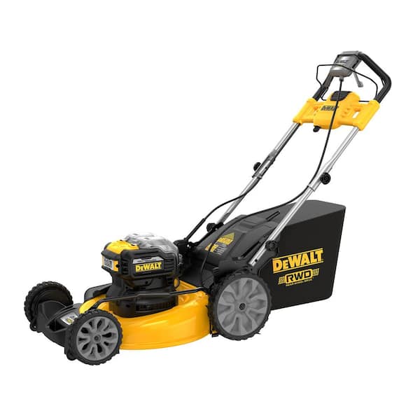 DEWALT 20V MAX 21 in. Battery Powered Self Propelled Lawn Mower with (2) FLEXVOLT 12Ah Batteries & Charger
