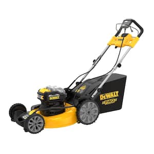20V MAX 21 in. Battery Powered Self Propelled Lawn Mower with (2) FLEXVOLT 12Ah Batteries & Charger
